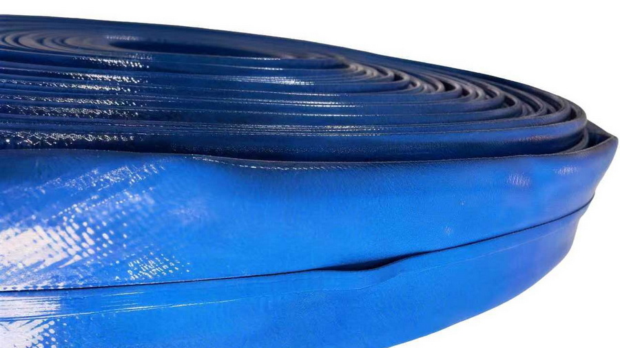 Close Up TPU Layflat Well Riser Hose Wall Structure