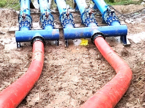Frac Water Transfer Hose output Connection