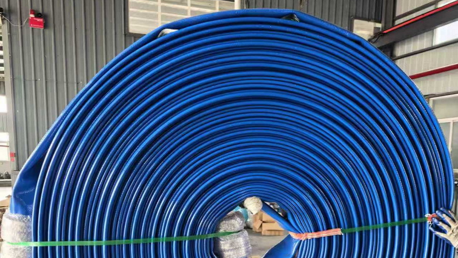 Deep Mine Dewatering TPU Riser Hose Reel Storage