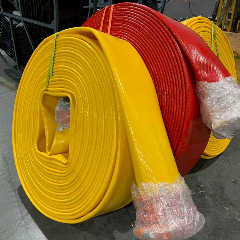 Abrasion Resistant TPU Concrete Hose Closeup